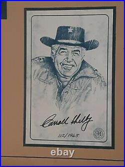 CARROLL SHELBY AUTOGRAPHED SIGNED LIMITED EDITION COMM DISPLAY 112/1965 With A COA