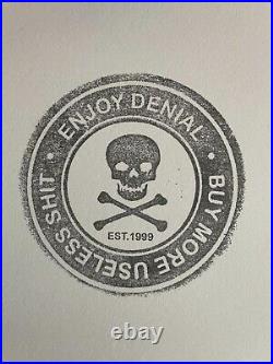 CD No19 by DENIAL. Limited Edition Print with COA in Mint Condition