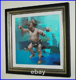 CHRISTIAN HOOK (b. 1971)'Pasos' Limited Edition Print + COA in Gallery Frame