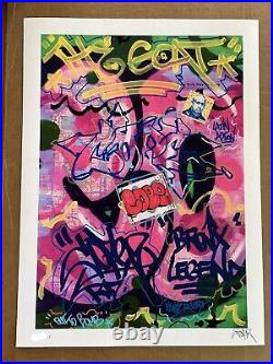 COPE2 Graffiti Poster NYC print Signed Numbered Subway Map VII Limited 35 COA