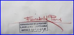 Coco Chanel No. 5 Fairchild Paris Limited Edition Print Artist Proof Signed COA