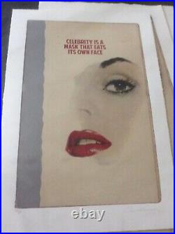 Connor Brothers'celebrity Is A Mask' Rare Limited Edition Print + Coa