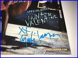 Cyndi Lauper Rare Signed Limited Edition 30th Anniversary VIP Poster + BAS COA