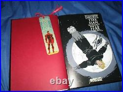DAREDEVIL Leather/Slipcase MARVEL LIMITED HC/HB Signed by Stan Lee withCOAMovie