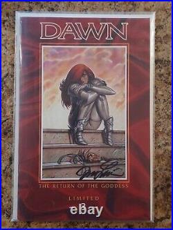 DAWN THE RETURN OF THE GODDESS COMPLETE SET OF 4 SIGNED LIMITED EDITIONS. WithCOA