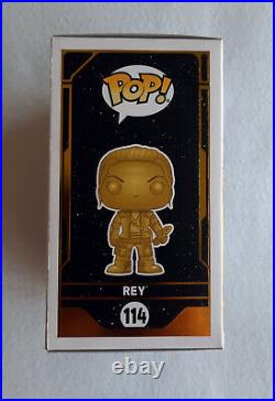 Daisy Ridley Signed Funko Pop! Star Wars #114 Rey Limited Special Edition COA