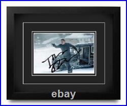 Daniel Craig Signed 6x4 Photo 10x8 Picture Frame James Bond Memorabilia + COA