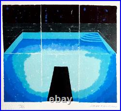 David Hockney Lithograph COA Original Signed (Hand-Numbered Limited)