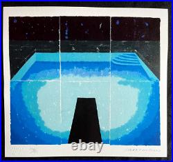 David Hockney Lithograph COA Original Signed (Hand-Numbered Limited)