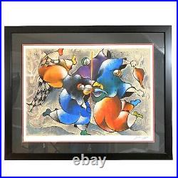 David Schluss Serigraph Pencil Signed Numbered 11/350 COA Limited Edition Framed