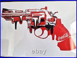 Death NYC Signed Limited Ed Print Coca Cola Pistol Artist Proof Framed CoA