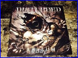 Disturbed Rare Signed Asylum Limited Edition Vinyl Record Dave Draiman COA + COA