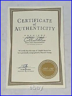 Donald Trump signed Crippled America First Edition Book With COA Limited Edition