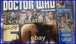 Dr Who Magazine & photo signed by 16 Celebrating 500 Issues Limited COA 32938