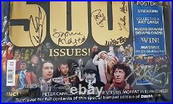 Dr Who Magazine & photo signed by 16 Celebrating 500 Issues Limited COA 32938