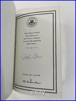 Easton Press Signed First Edition John Glenn A Memoir with COA full leather