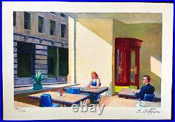 Edward. Hopper Lithograph COA Original Numbered A Hand Signed Limited