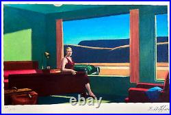 Edward Hopper Lithograph COA Original Numbered A Hand Signed Limited Edition