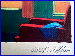 Edward Hopper Lithograph COA Original Numbered A Hand Signed Limited Edition