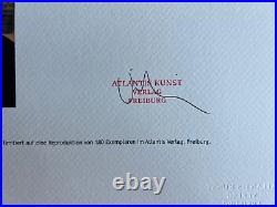 Edward Ruscha Lithograph Original Signed COA Hand Numbered Limited