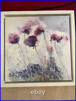 Emilija Pasagic Limited Edition Embellished canvas titled Grace & Beauty I COA