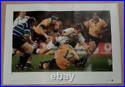 England Rugby Will Greenwood Limited Edition Signed Print With COA