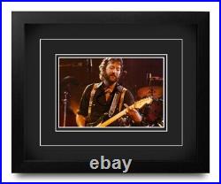 Eric Clapton Signed 6x4 Photo 10x8 Picture Frame Cream The Yardbirds Music + COA