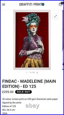 FINDAC MADELEINE (MAIN EDITION) SIGNED /125 LIMITED EDITION SEALED WithCOA