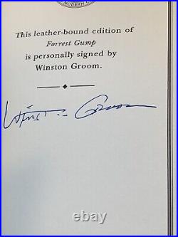 Forrest Gump By Winston Groom, Easton Press, Signed, COA, Collector's Edition