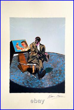 Francis Bacon Lithograph COA Met Museum Signed Published Limited 500 ex