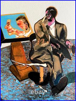 Francis Bacon Lithograph COA Met Museum Signed Published Limited 500 ex