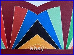 Frank Stella Lithograph COA Original Signed Op Numbered Limited 275 Ex