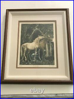 G H Rothe Bachelors Mezzotint Limited Edition Print withCOA, Signed, Framed
