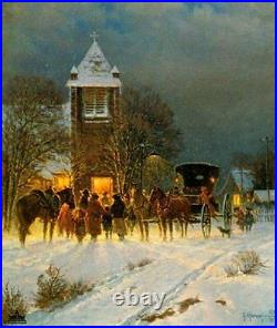 G Harvey A FAMILY CHRISTMAS 21x18 S/N paper Limited Edition, with folder and COA