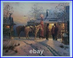 G. Harvey THE WARMTH OF FRIENDSHIP Print with COA 714/1500 Limited Edition 1996