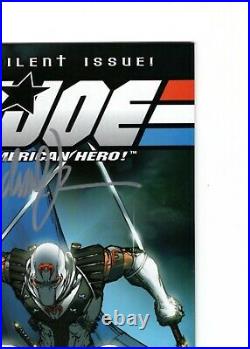 G. I. Joe #21 Renegar Edition Silver Foil Variant Signed Michael Turner Vf/nm Coa