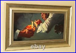 GABE LEONARD (USA) Limited Edition Print on Canvas on board'Closers Only' +COA