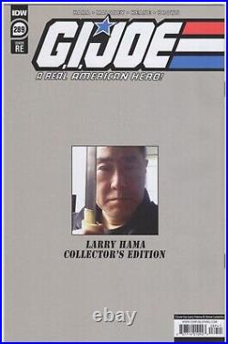 GI Joe Real American Hero #289 Larry Hama Edition Signed withCOA Limited to 100