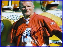 GREEN BAY PACKERS BRETT FAVRE 4 SIGNED LIMITED ED PRACTICE JERSEY 8x10 PHOTO COA