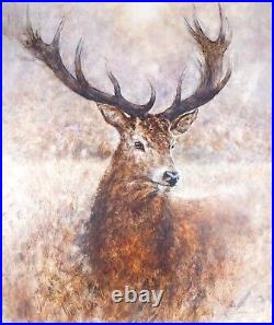 Gary Benfield -noble- Large Limited Edition Stag Deer Print 14/195 & Coa