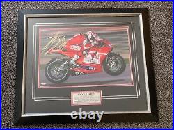 Genuine Hand Signed Nicky Hayden Ducati+photo Proof+coa-limited Edition