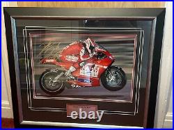 Genuine Hand Signed Nicky Hayden Ducati+photo Proof+coa-limited Edition