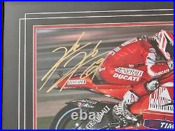 Genuine Hand Signed Nicky Hayden Ducati+photo Proof+coa-limited Edition