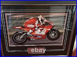 Genuine Hand Signed Nicky Hayden Ducati+photo Proof+coa-limited Edition