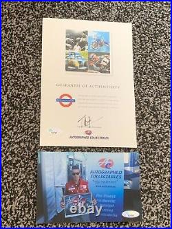 Genuine Hand Signed Nicky Hayden Ducati+photo Proof+coa-limited Edition