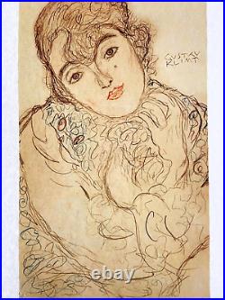 Gustav Klimt Lithograph COA Original Numbered Pencil Signed Limited