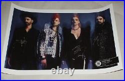 Halestorm Signed Back From The Dead Rockville Poster Limited Lizzy Hale Coa CD