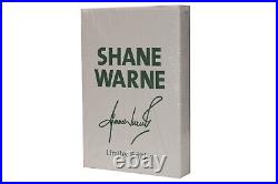 Hand Signed SHANE WARNE Book Limited EDITION Cricket LEGEND Australia + my COA