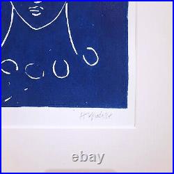 Henri Matisse Original Linocut Print signed c1950 WithCOA unframed