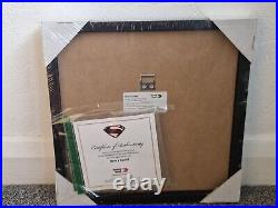 Henry Cavill 1/50 Limited Edition Signed Framed Superman Jersey Stamps with CoA